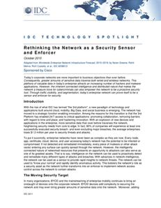 Rethinking the Network as a Security Sensor and Enforcer