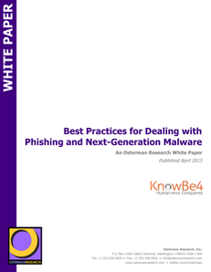 Best Practices for Dealing with Phishing and Next-Generation Malware