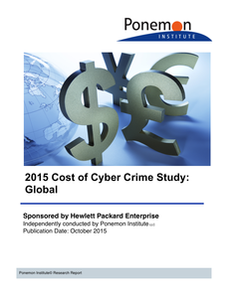 2015 Cost of Cyber Crime Study: Global