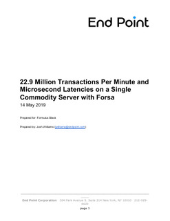 22.9 Million Transactions Per Minute and Microsecond Latencies on a Single Commodity Server with Forsa