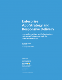Enterprise App Strategy And Responsive Delivery