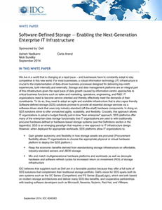 Software-Defined Storage – Enabling the Next-Generation Enterprise IT Infrastructure
