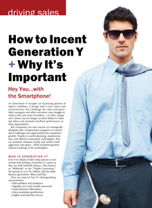 How to Incent Generation Y and Why It’s Important
