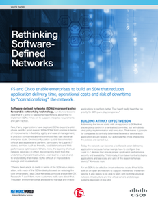 Rethinking Software-Defined Networks