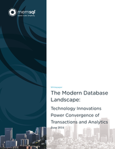 The Modern Database Landscape:  Technology Innovations Power Convergence of Transactions and Analytics