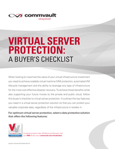 Virtual Server Protection:  A Buyer’s Checklist