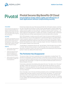 Pivotal Secures Big Benefits Of Cloud
