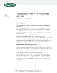 The Forrester Wave: eProcurement Q2 2014