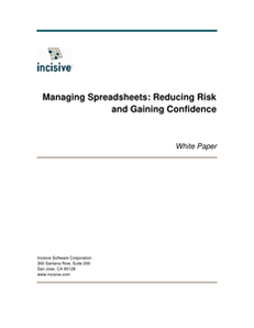 Make Spreadsheets Work – Save Time, Manage Risk, and Gain Visibility