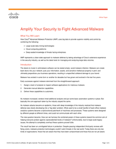 Amplify Your Security to Fight Advanced Malware