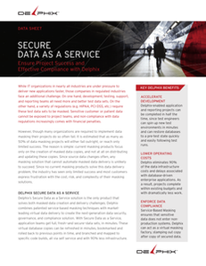 Secure Data as a Service