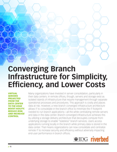 Converging Branch Infrastructure for Simplicity, Efficiency, and Lower Costs