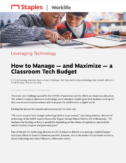 How to Manage – and Maximize – a Classroom Tech Budget