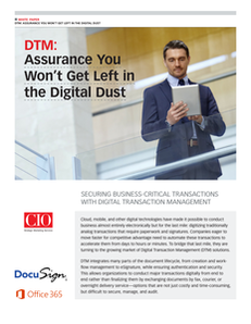 DTM: Assurance You Won’t Get Left in the Digital Dust
