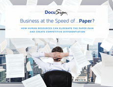 Business at the Speed of…Paper?
