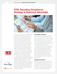 DTM: Elevating Compliance Strategy to Business Advantage