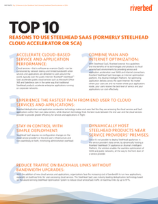 Top 10 Reasons to Use Steelhead SaaS