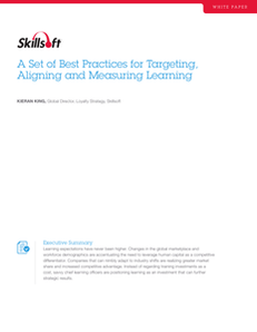 A Set of Best Practices for Targeting, Aligning and Measuring Learning