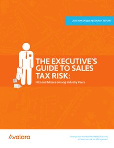 The Executive Guide to Sales Tax Risk: Hits and Misses among Industry Peers