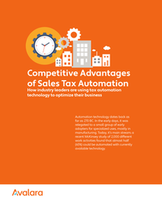 Competitive Advantages of Sales Tax Automation