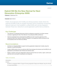 Hybrid Will Be the New Normal for Next Generation Enterprise WAN