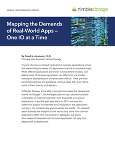 Nimble Labs Report: Mapping the Demands of Real-World Apps – One IO at a Time