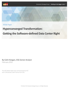 Hyperconverged Transformation: Getting the Software-defined Data Center Right