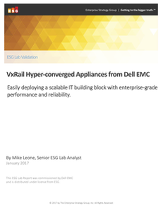 VxRail Hyper-converged Appliances from Dell EMC