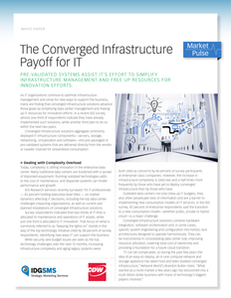 The Converged Infrastructure Payoff for IT