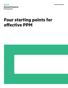 Four Starting Points for Effective PPM
