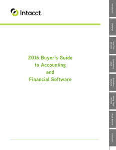 2016 Buyer’s Guide to Accounting and Financial Software
