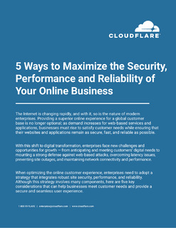5 Ways to Maximize the Security, Performance and Reliability of Your Online Business