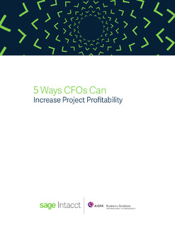 5 Ways CFOs Can Increase Project Profitability