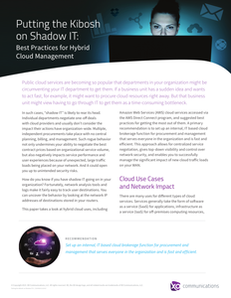 Putting the Kibosh on Shadow IT: Best Practices for Hybrid Cloud Management