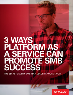 3 Ways Platform as a Service Can Promote SMB Success