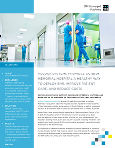 Vblock Systems Enable Local Hospital to Improve Patient Care and Reduce Costs