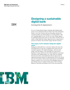 Designing a Sustainable Digital Bank