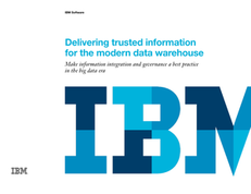 Delivering Trusted Information for the Modern Data Warehouse