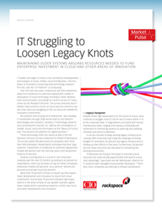 Is Your Legacy IT Choking Innovation?
