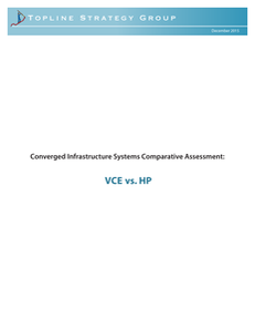 Converged Infrastructure Systems Comparative Assessment: VCE vs. HPE