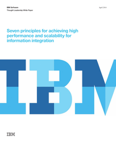 Seven Principles For Achieving High Performance And Scalability For Information Integration