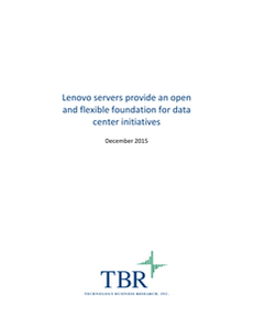 TBR white paper: Lenovo among top x86 vendors