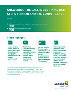 Answering The Call: 5 Best Practice Steps for B2B and B2C Convergence
