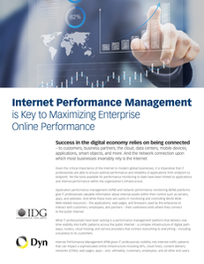 Internet Performance Management is Key to Maximizing Enterprise Online Performance