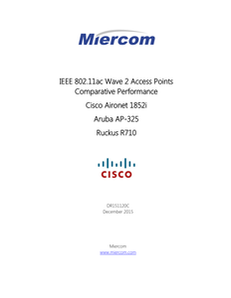 IEEE 802.11ac Wave 2 Access Points Comparative Performance