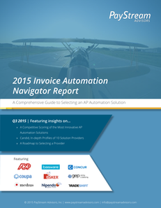 2015 Invoice Automation Navigator Report