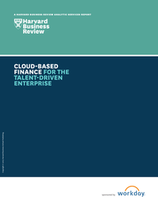 Harvard Business Review Analytic Services Cloud Finance Study