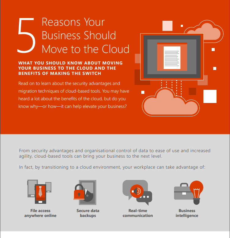 5 Reasons Your Business Should Move to the Cloud