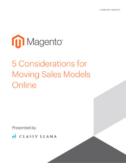 5 Considerations for Moving Sales Models Online