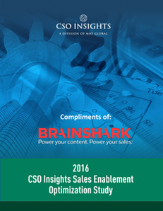 CSO Insights: 2016 Sales Enablement Optimization Study